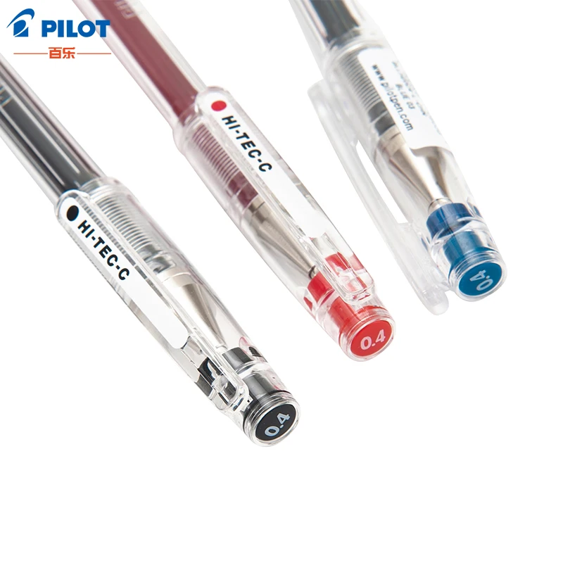 5 шт Япония PILOT BLLH-20C4 студенческий экзамен гелевая ручка HI-TEC 0 4 мм черного цвета |