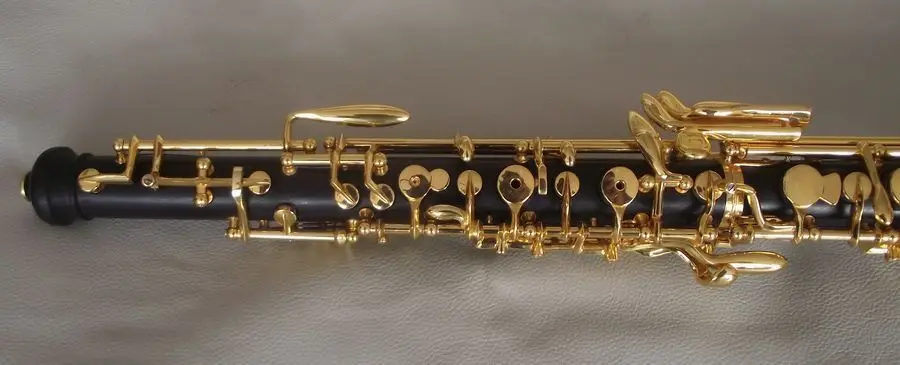Отличный полуавтоматический Эбеновое дерево oboe C Ключ позолоченный|Гобой| |