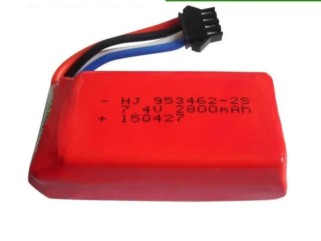 

U902 UDI002 2,4g RC гоночная лодка 7,4 V 2800 mah li-po батарея