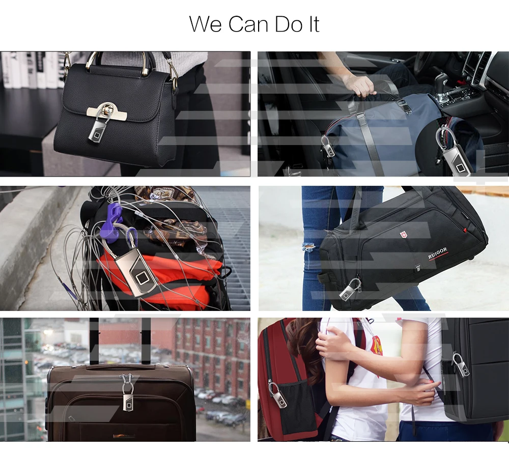 Anytek Smart Keyless блокировка отпечатков пальцев и приложение разблокировка USB