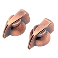 gd parts bronze color plastic chicken head knobs for guitar bass amp effect pedal stomp box radio 14 6 4mm brass shaft hole