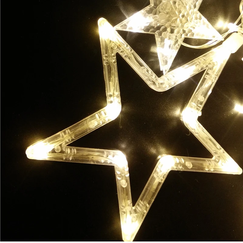 2 М ПРИВЕЛО Звезда Занавес Фары с 12 звезды Свадьба День Рождения Класса партия ВО