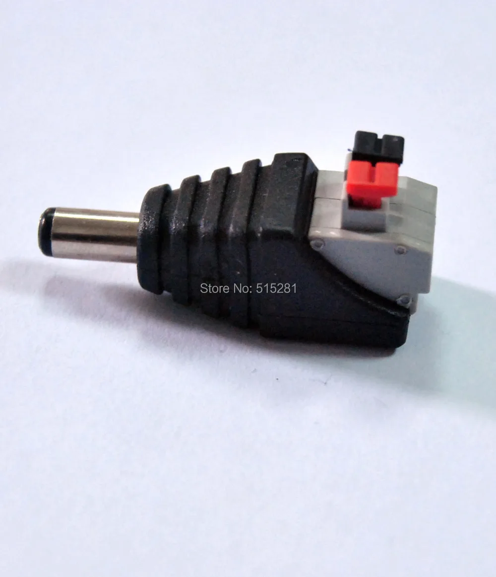 2 контактный Одноцветный разъем для светодиодной ленты с портом постоянного тока