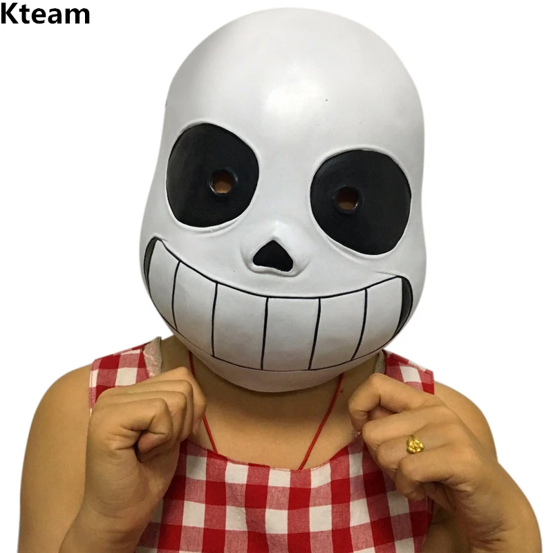 Хит! Костюм на Хэллоуин 1:1 маска для косплея по мотивам фильма шлем Санс Undertale