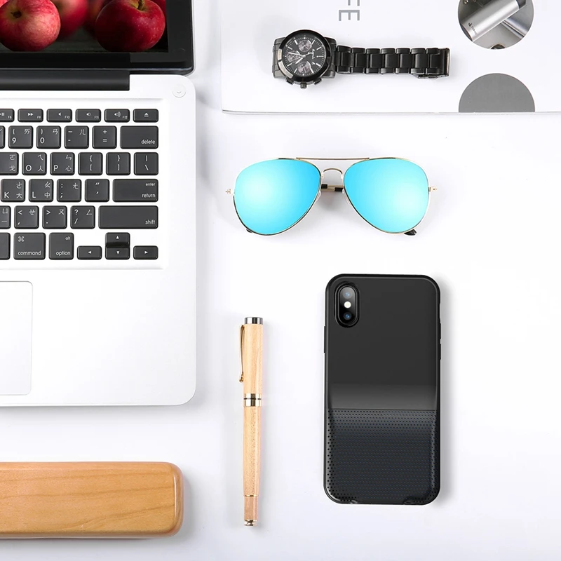 Двухъядерный процессор зарядка аудио адаптер чехол для iPhone X XR XS MAX зарядное устройство адаптер чехол звонки, музыка дистанционное управление
