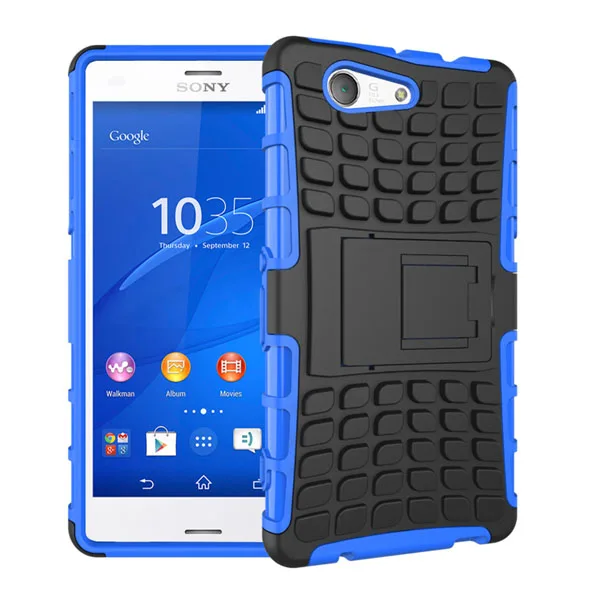 Чехол для sony Xperia Z3 Compact Coque, противоударный чехол Etui для sony Z3 Mini Compact D5803, чехол для смартфона - Цвет: Blue