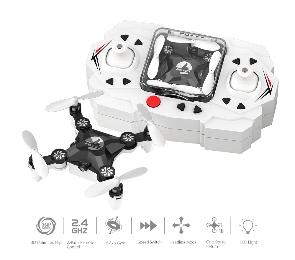 FQ777 RC Drone Dron Mini Pocket Quadcopter 2.4G 4CH 6-axis Gyro Headless Mode Flying Helicopter 3D Unlimited Flip RTF Drones | Игрушки и