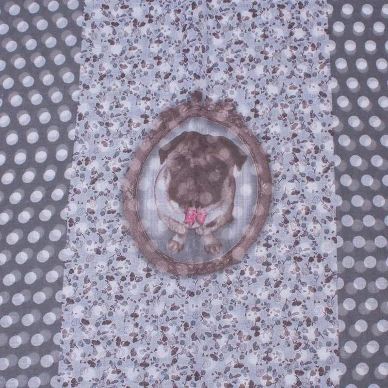 Прекрасная Собака Животное Рисунок Печати 2017 Французский Дизайн Женщин Шарф