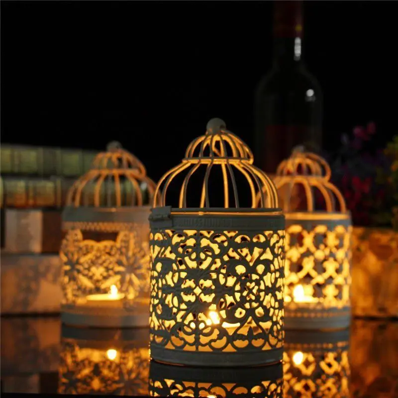 1 шт. Творческий подсвечники полый держатель Tealight подсвечник подвесной фонарь