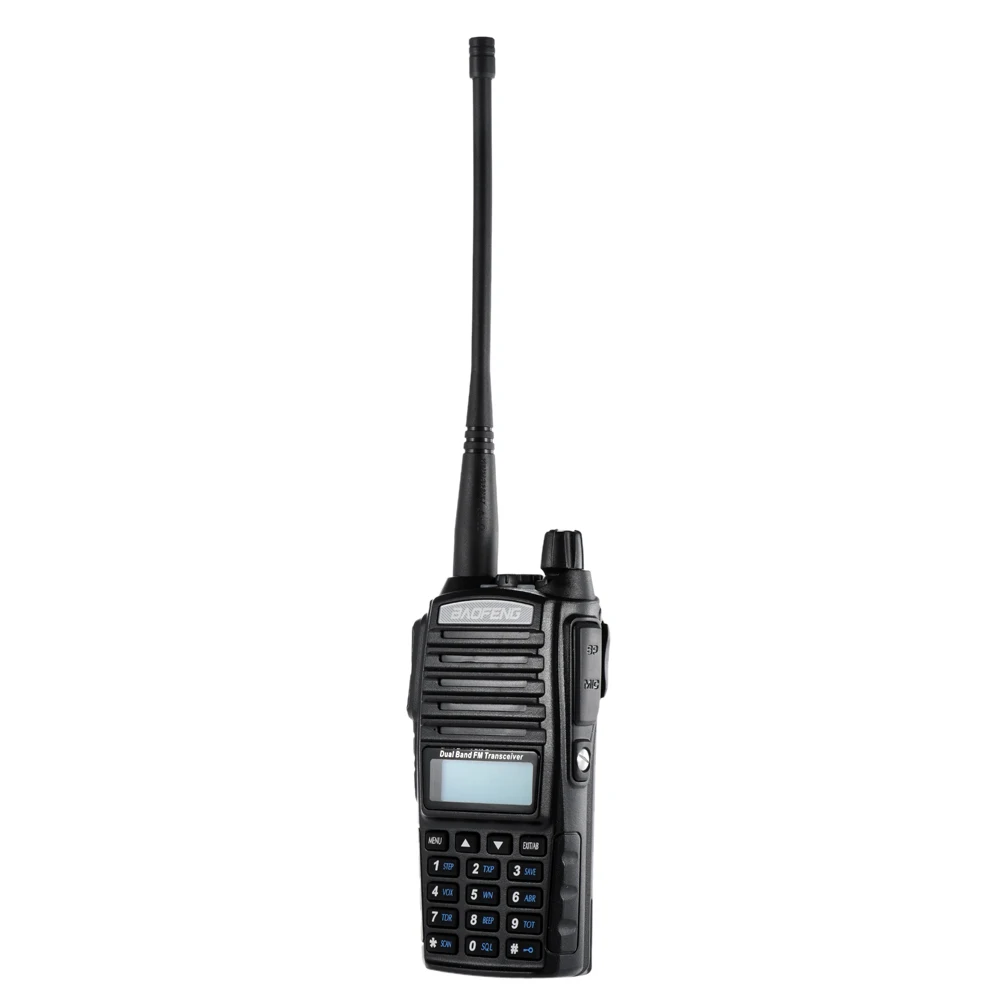 BAOFENG UV-82 VHF/UHF Двухдиапазонный портативный приемопередатчик с ЖК-дисплеем FM радио приемник светодиодный фонарик рация