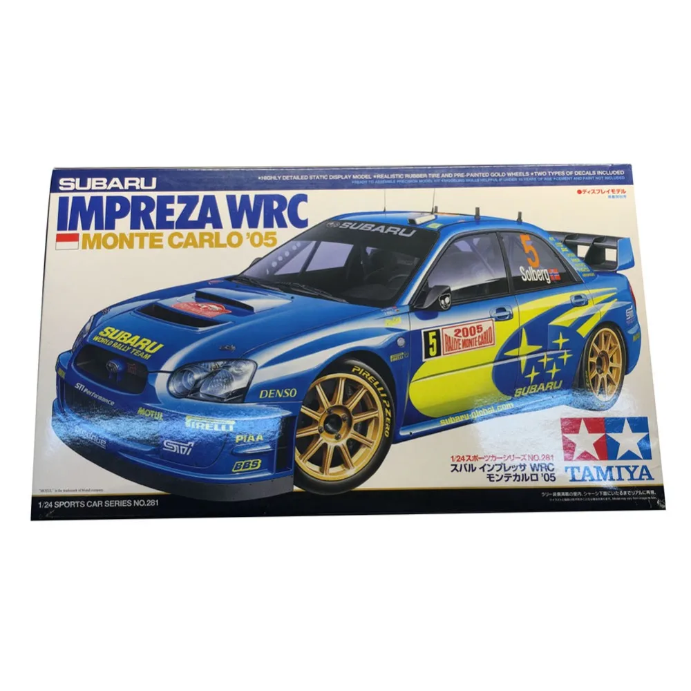 Комплекты для сборки моделей автомобилей Tamiya 24281 1/24 Impreza WRC Monte Carlo 05|model building