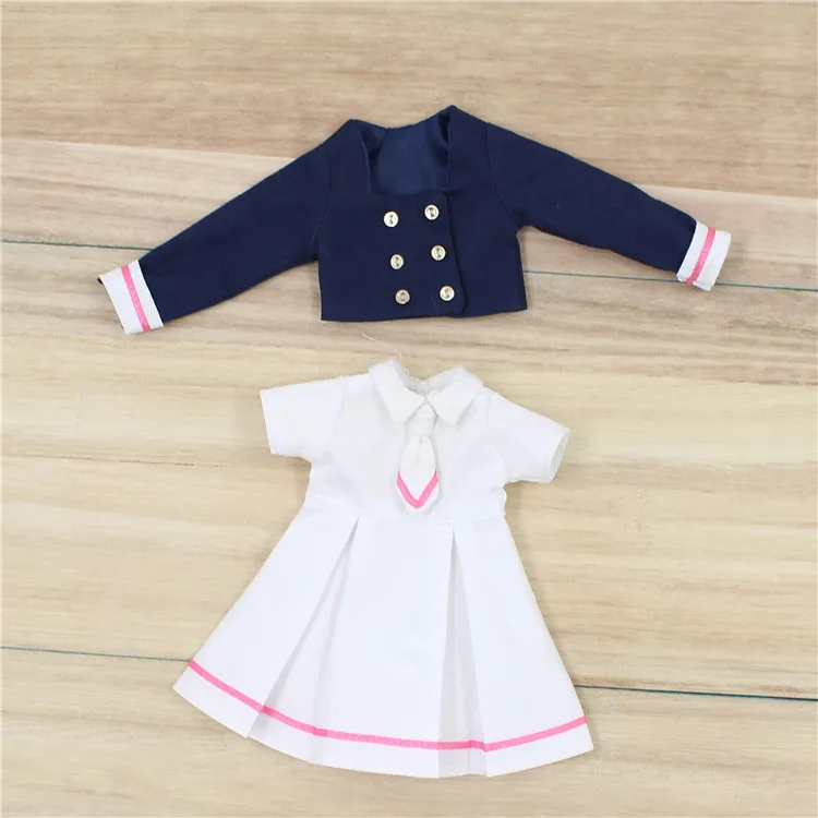 Blyth кукла ледяной Cardcaptor Сакура ясная карта школьная форма платье матросский костюм игрушка - Цвет: B
