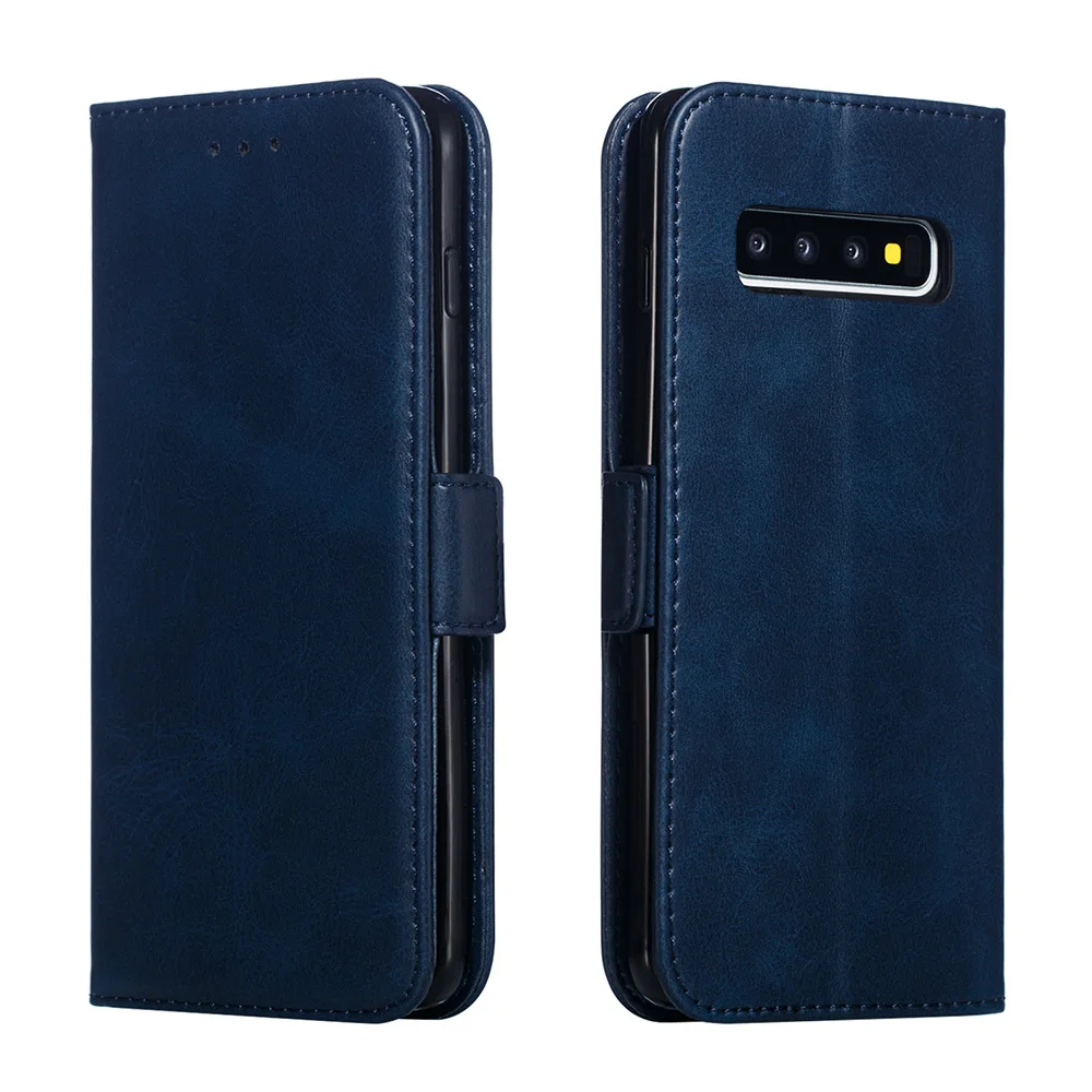 Чехол книжка из искусственной кожи для Samsung S8 S9 S10 Plus S10e S7 Edge Note 9 8 A6 A8 A7 A9 A10 A30 A50 M20