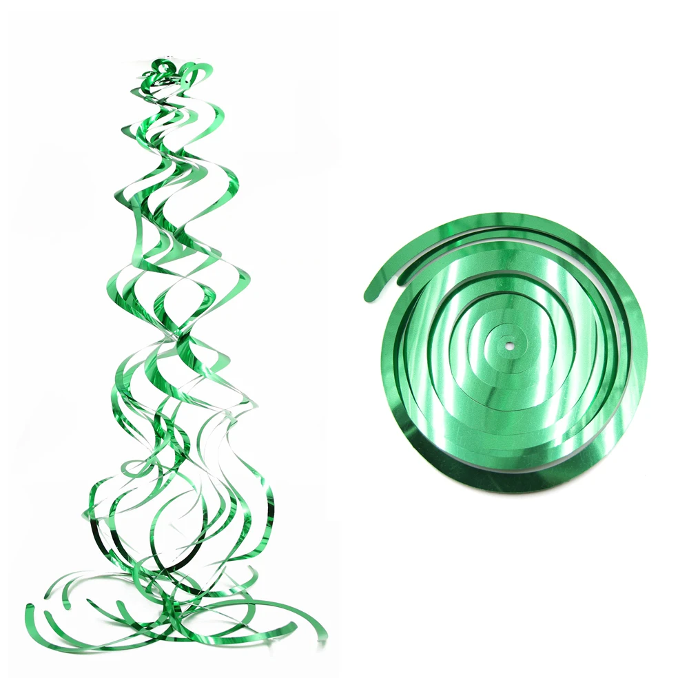 Bling-Green 6 шт., 20 цветов, милое вихревое украшение, сделай сам, металлический подвесной кулон для свадебных принадлежностей, украшения для дня рождения ребенка - Цвет: Bling-Green