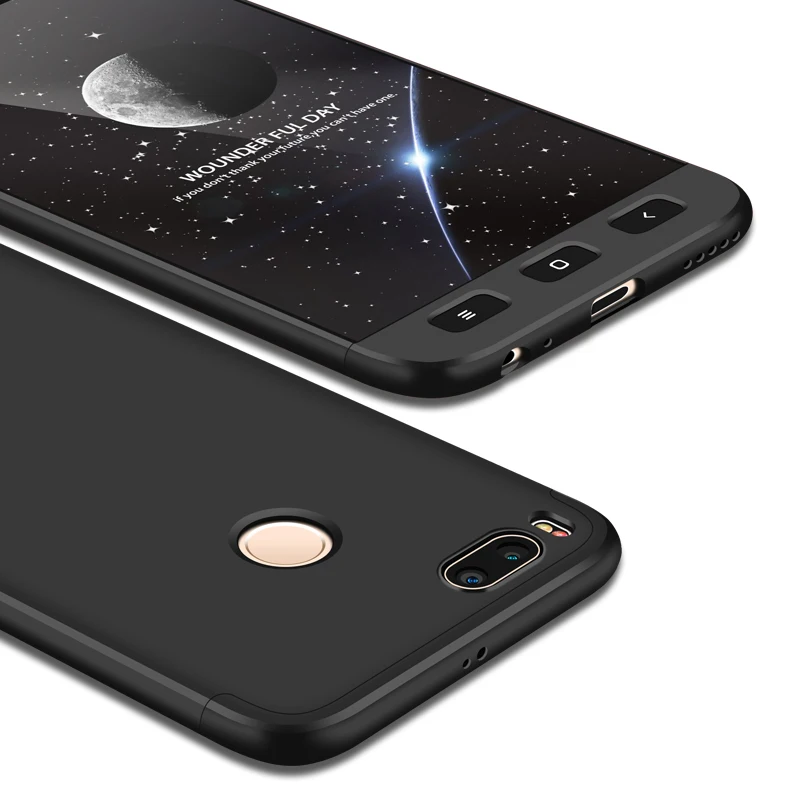 Aikewu for XiaoMi Mi A1 Case 5x Cover 3 in 1 Design Shock-proof Hard PC Matte Back Capa |