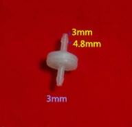 100pcs 3mm high quality plastic non return valve