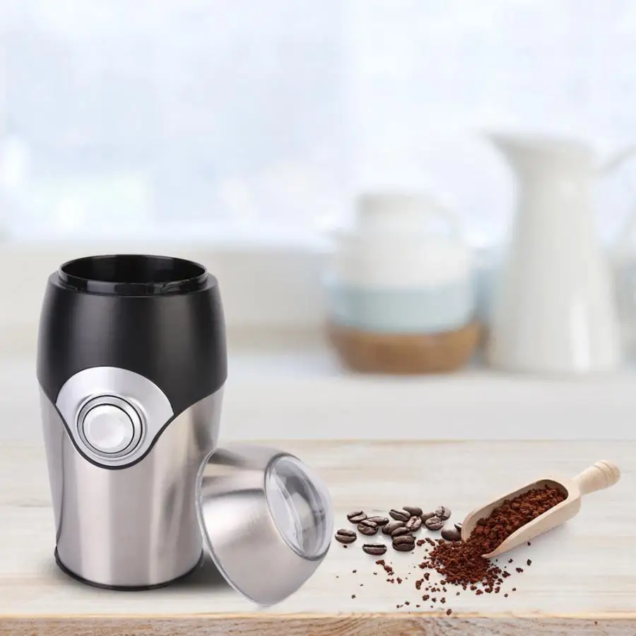 200W 600ml Electric Coffee Grinder Machine Coffee Bean Nut Spice Herb Mill Blade Grinding Machine Blender Home Kitchen EU220-240