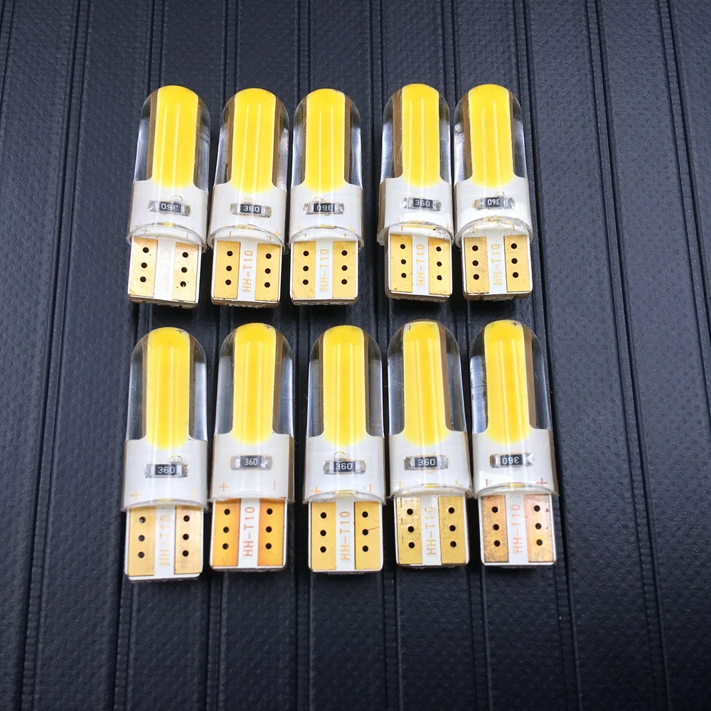 Светодиодный W5W T10 194 168 COB 8SMD светодиодный парковочная лампа авто Клин габаритный