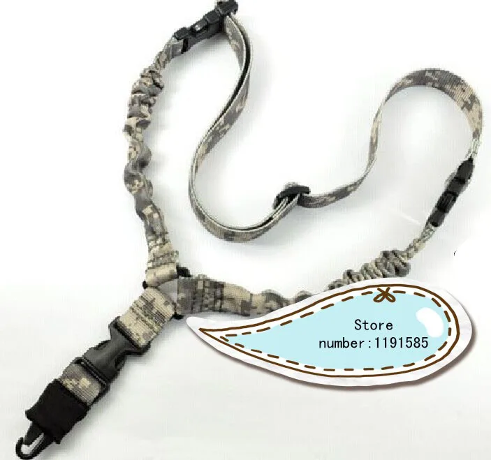 

Tactical 1000D High Strength One Point Quick Detach Bungee Rifle Sling ACU