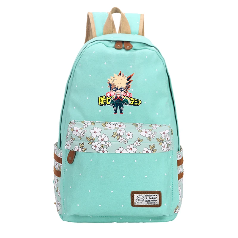 Рюкзак для ноутбука с принтом аниме My Hero academic Midoriya Izuku школьные сумки косплея