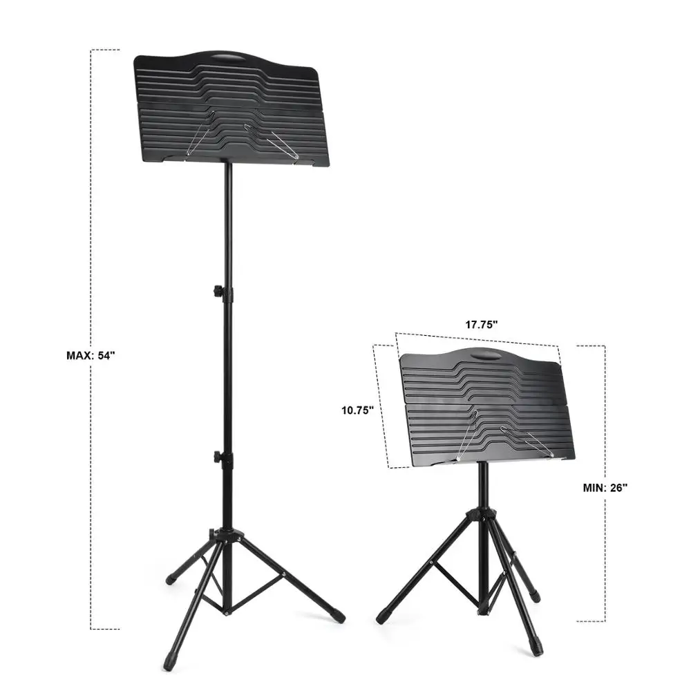 Vangoa регулируемый штатив пюпитр ноты держатель с сумкой от нас|stand|stand musicstand bag |