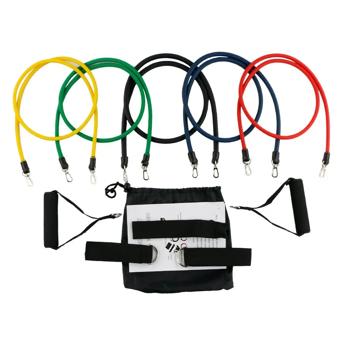 Набор резистивных лент с дверным якорем ремешком на щиколотке таблицей