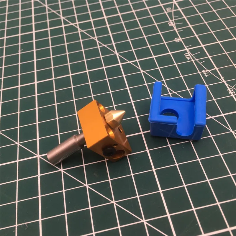 1pcs Creality 3D Printer Silicone Socks/Aluminum Heater Block/Stainless Steel Throat nozzle for Ender 3 MK8 Extruder Kits | Компьютеры и