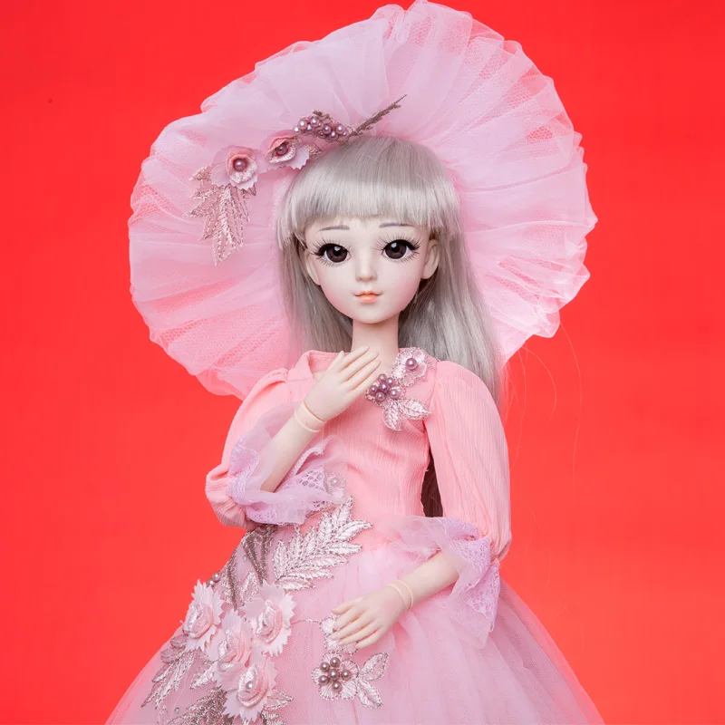 Принцесса Анна 1/3 60 см BJD кукла Сделай Сам модный парик одета принцесса девочка