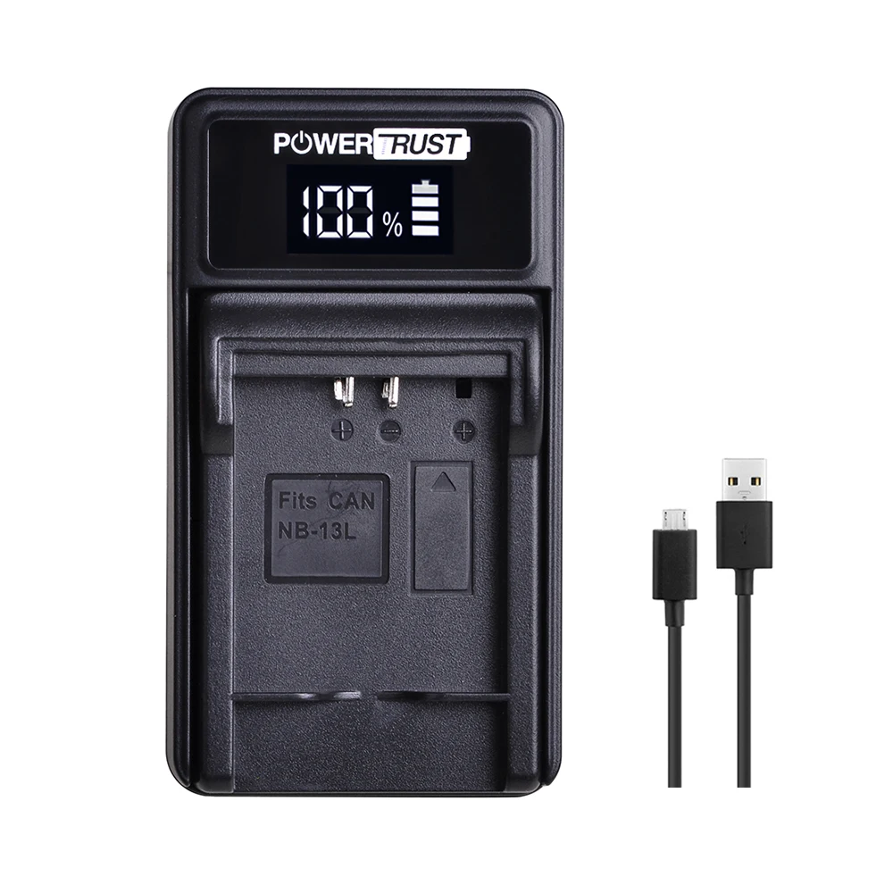 NB 13L NB13L Новый светодиодный USB Батарея Зарядное устройство для Canon G7 X Mark II G7X PM165 G5 G5X