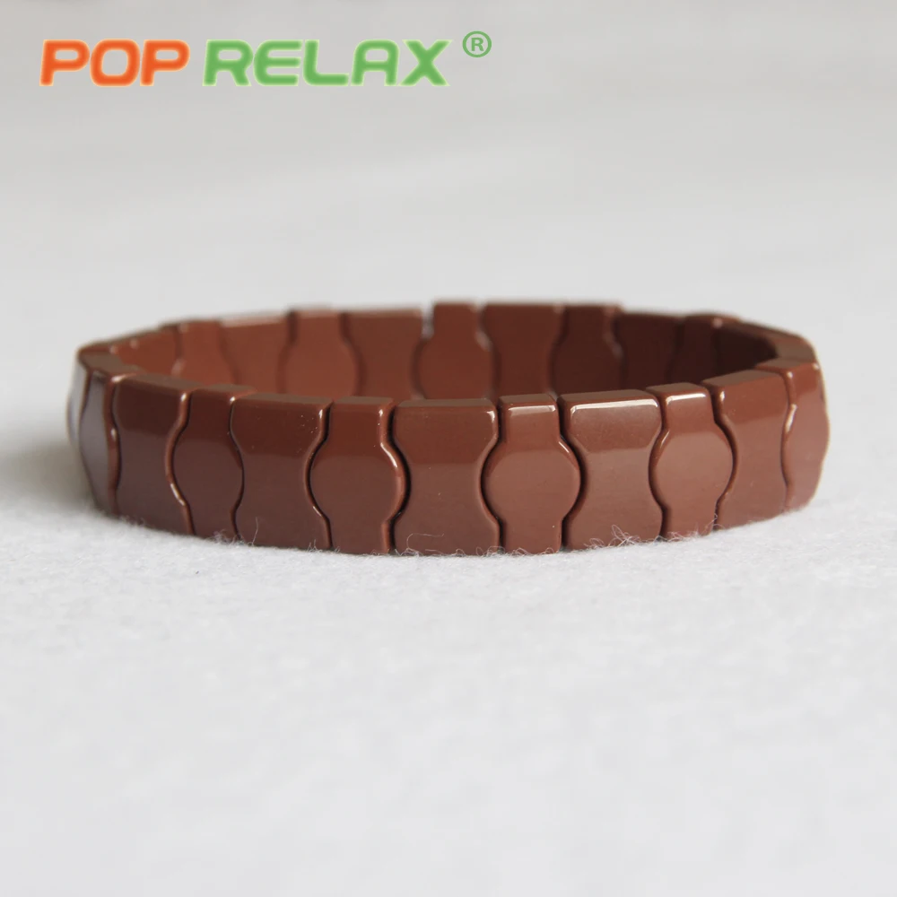 POP RELAX 6 Корея турмалин, германий браслеты Здравоохранение энергии ионный баланс физиотерапия корчиневый камень мужской браслет для женщин