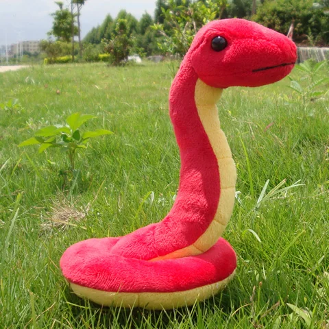 

about 17cm creative plush red snake toy soft small snake doll gift s1942