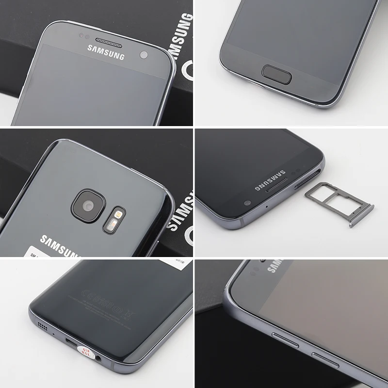 Разблокированные Мобильные телефоны Samsung Galaxy S7 4G LTE G930F G930V 5 1 дюйма 4 Гб ОЗУ 32 ПЗУ NFC