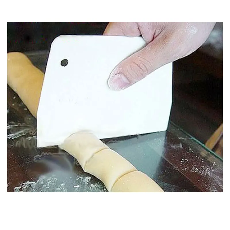 1 шт. пластиковый скребок для торта трапециевидной формы 13 5*9 5 см|cake scraper|cream