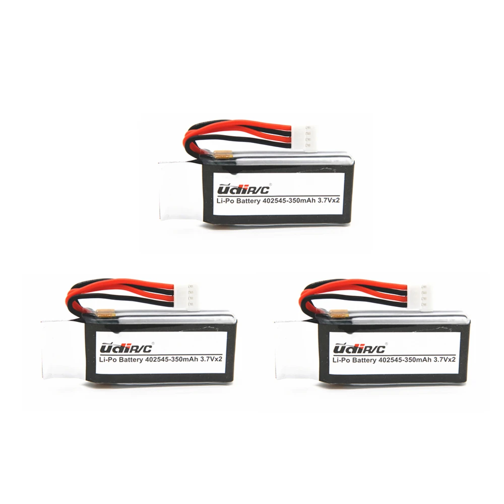 RC Four-axis Aircraft Spare Parts UAV Battery 3PCS 3.7V 350mah lithium Battery For UDI U818A WiFi FPV U845A U945 WiFi