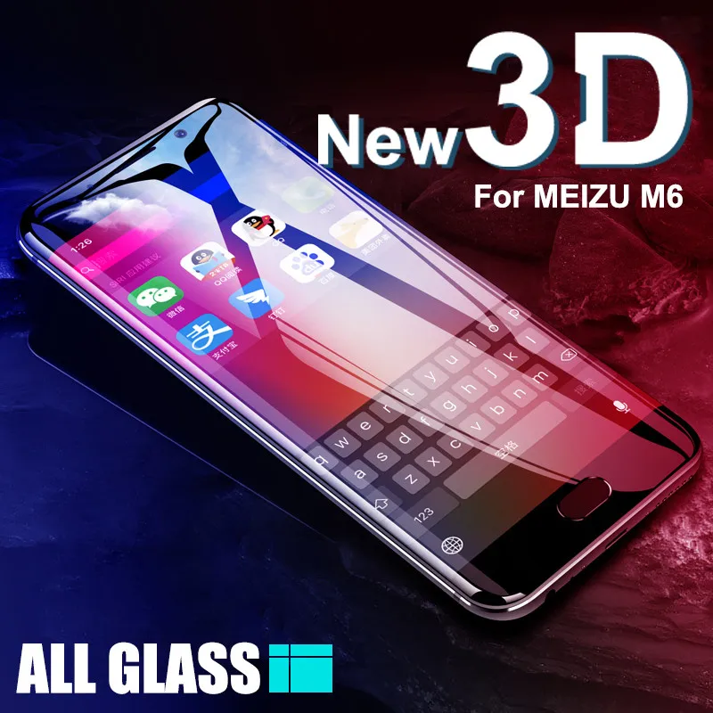 3D полное Защитное стекло для Meizu M3 M5 M6 Note M6 M6S M6T M3S M3E M5S M5C Pro 7 закаленное защитное стекло для экрана