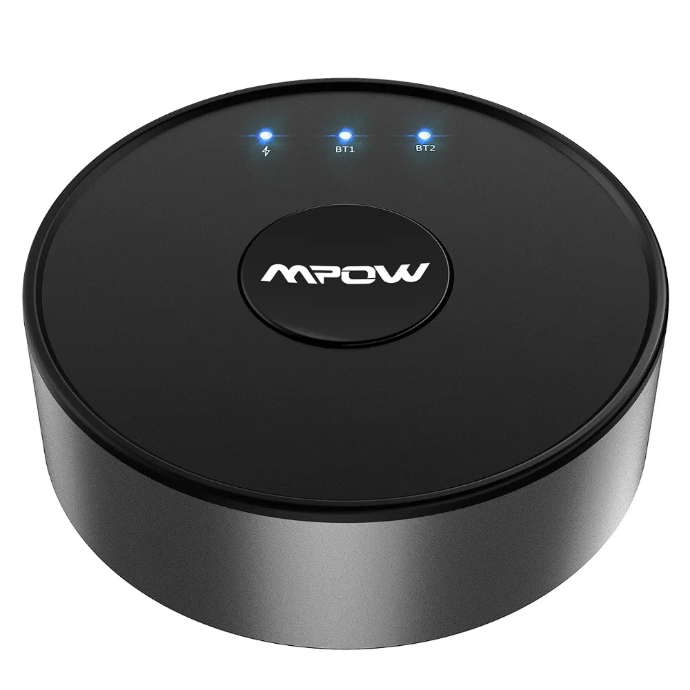 Mpow Bluetooth 5,0 передатчик aptX-LL беспроводной аудио адаптер 50 футов/15 м длинный Диапазон двойной канал Bluetooth аудио адаптер для ТВ