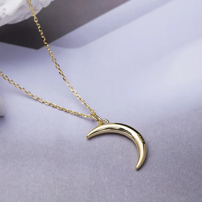 Moon star Двухслойное ожерелье с кисточками для женщин, стерлингового серебра 925 пробы, модное ювелирное изделие, цепочка для ключицы, подарок для женщин