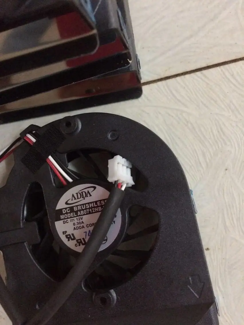 New original ADDA AB0712HB - UB3 12 v 0.30 A double ball notebook CPU fan | Компьютеры и офис