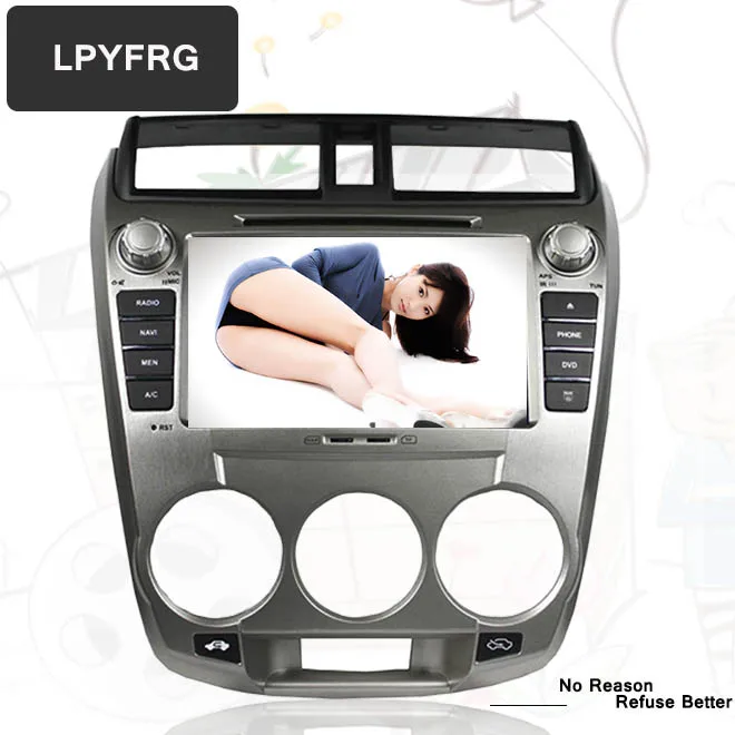 Oem 2 din GPS dvd плеер для Honda City 2010 2013 Авторадио Навигация головное устройство