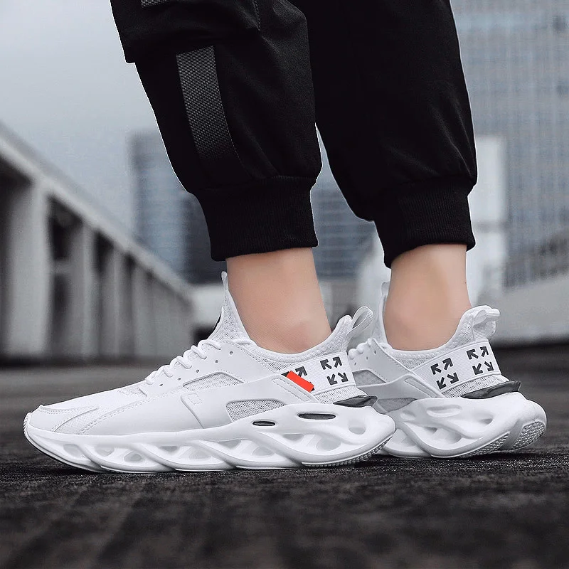 Мужские Кроссовки HUARACHE спортивные дышащие кроссовки с полой подошвой для