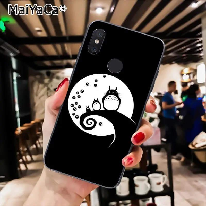 A12 MaiYaCa Cute Totoro Spirited Away Ghibli Anime Phone Case for Xiaomi Redmi8 4X 6A S2 7A 5A Redmi 5 5Plus Note5 7 Note8pro - Цвет: A12