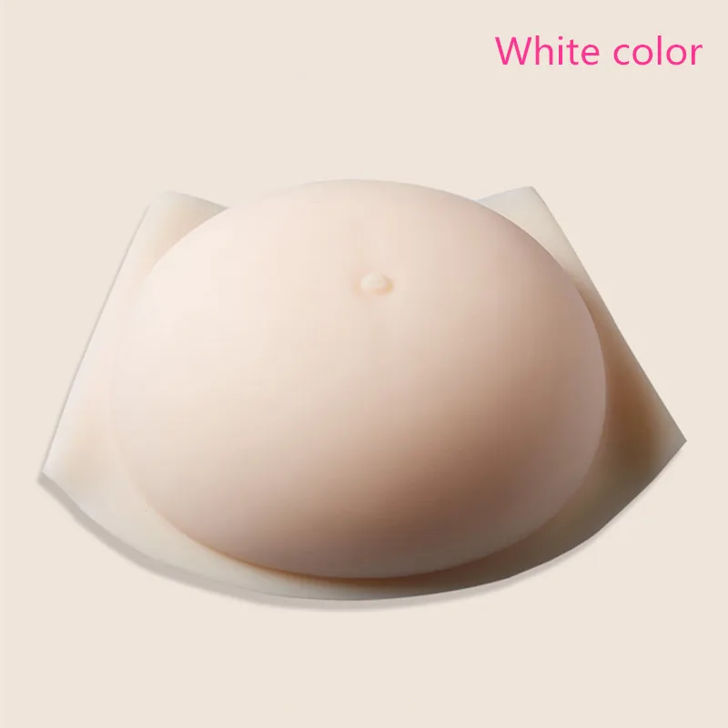 VISIQI top quality touching feel real silicon belly Adjustable size Fake pregnant fake tummy for2-4month |
