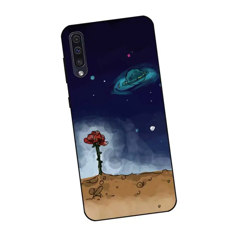 N349 с принтом Маленький принц черный силиконовый чехол для samsung Galaxy A2 Core A6 A7 A8 A9 A10 A30