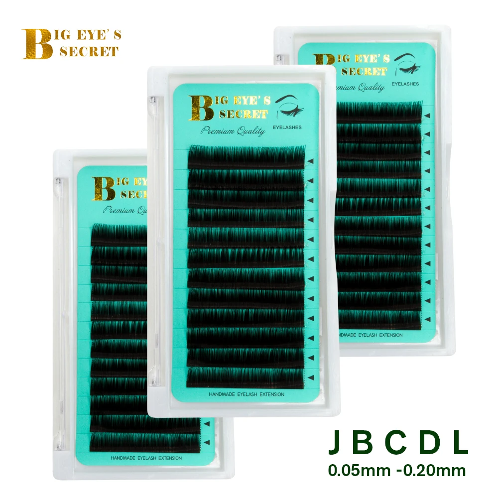 

Luxury Classic Lashes Big Eye's Secret All Curl Handmade Fake False Eye Lash Individual Eyelashes Extension Free Shipping