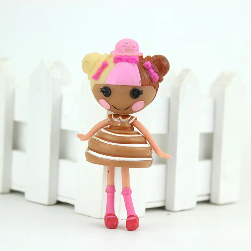 1 шт. 3 дюйма оригинальные MGA куклы Lalaloopsy Мини Куклы для девочек игрушка игровой домик каждый уникальный