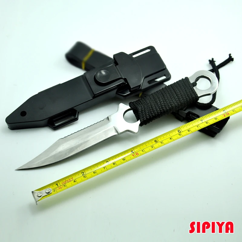 Нож ПАРАШЮТИСТА нож из нержавеющей стали с фиксированным лезвием для дайвинга