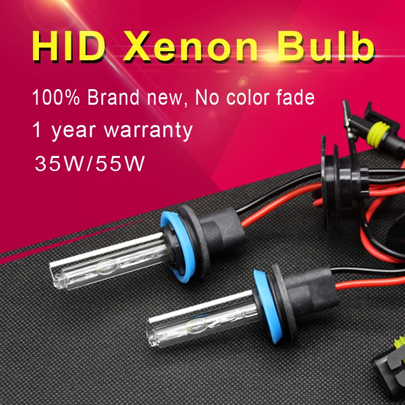 1 пара 35 Вт 55 H7 HID ксеноновая лампа D2H 9012 H1 H4 H11 9005 HB3 HB4 Автомобильная фара 3000K 4300K 6000K