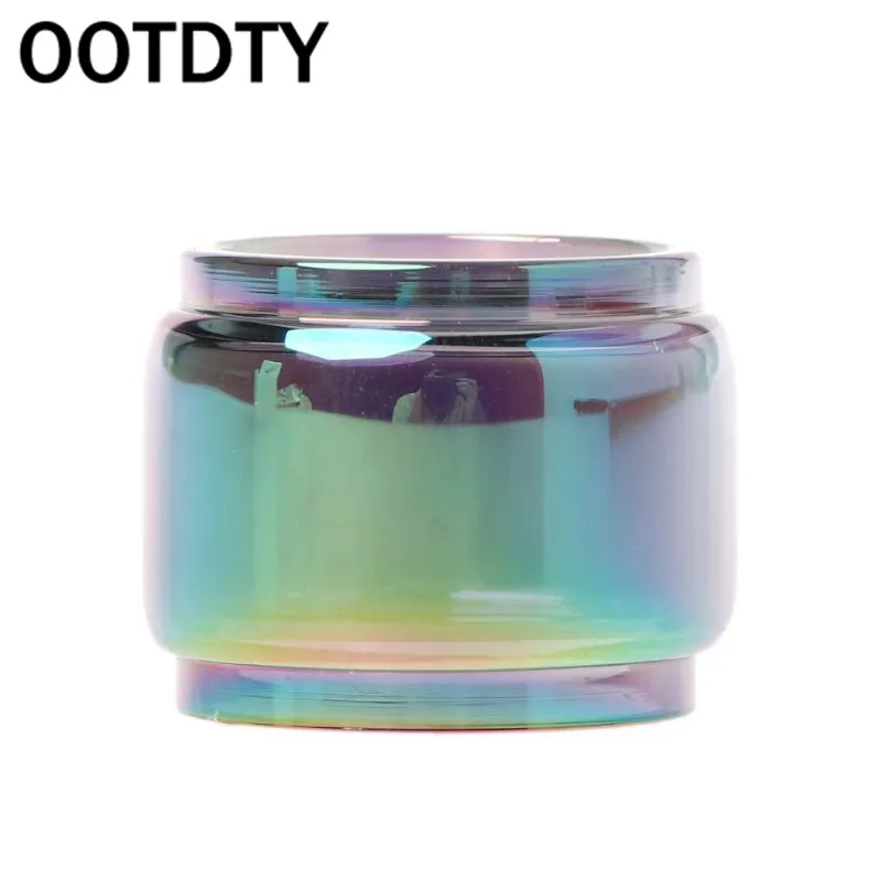 OOTDTY прозрачная Радуга Vape стеклянная трубка стеклянный бак аксессуары для электронных сигарет для Vape ручка 22 испаритель распылитель