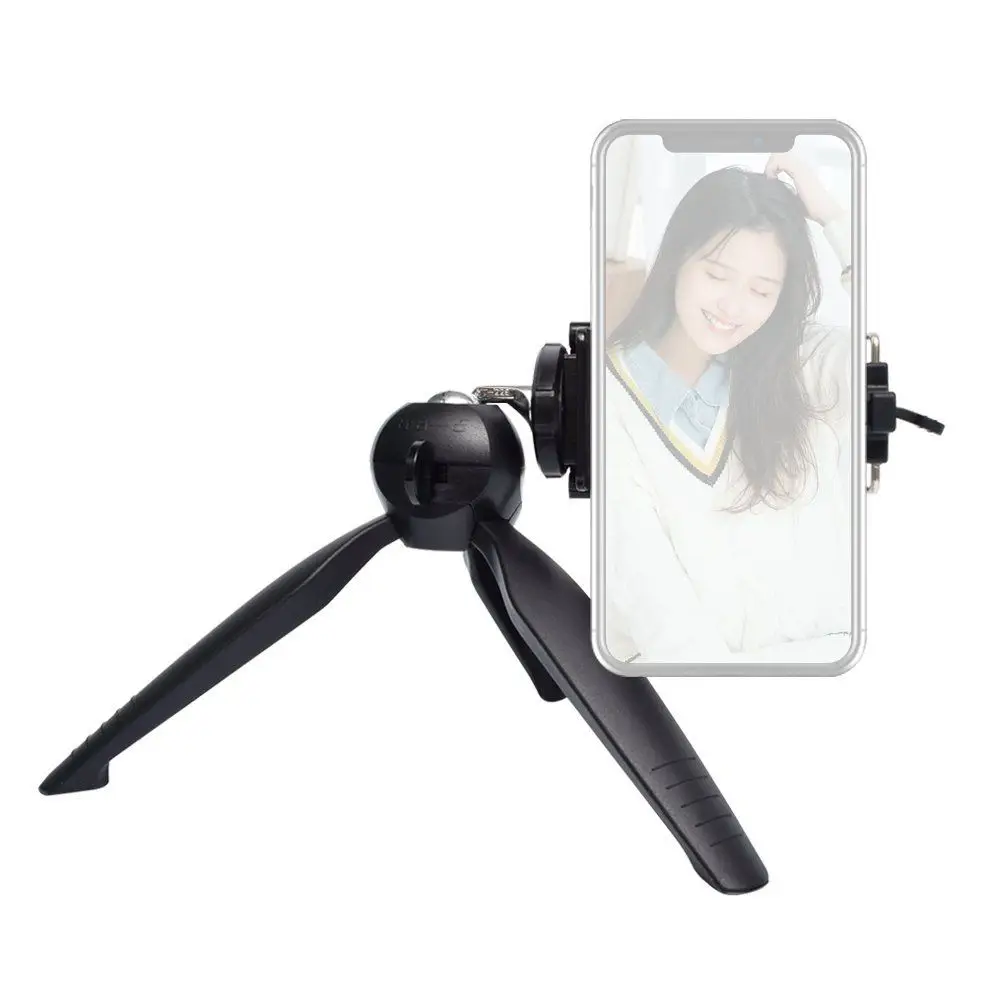 Fotoconic Yunteng 228 мини штатив стойка для селфи камеры/телефона/GoPro + держатель телефона