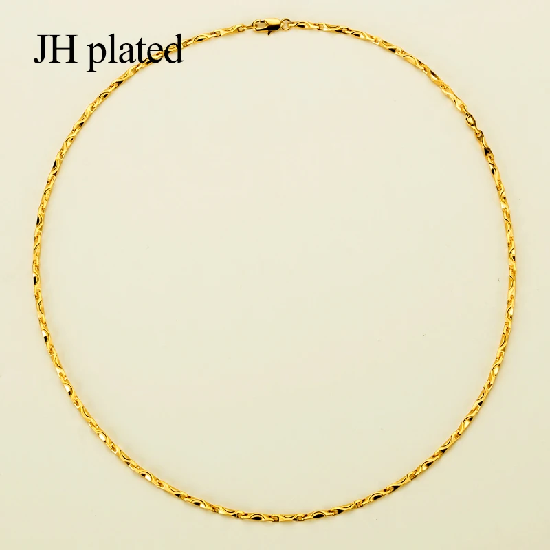 JHplated 2019 модное эфиопское ожерелье для женщин золотой цвет африканская цепь